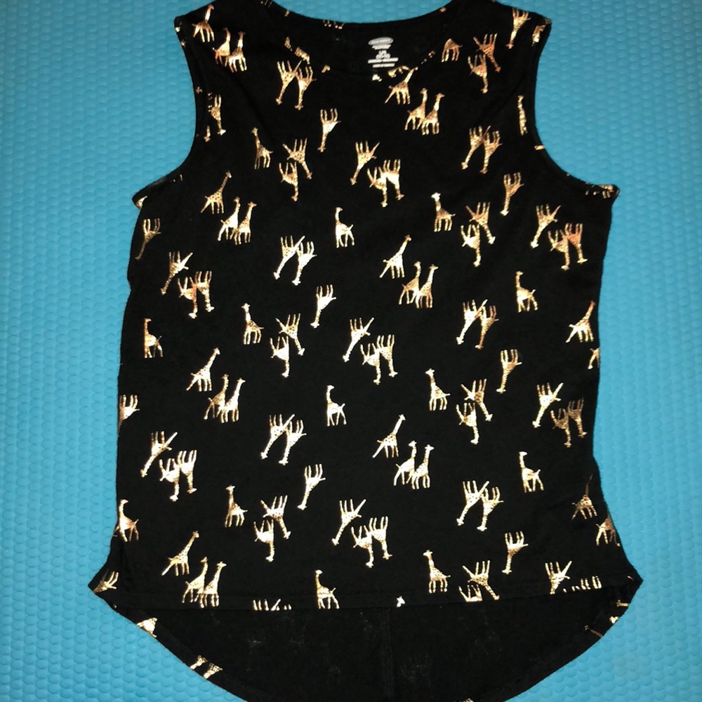 Gold zebra tank